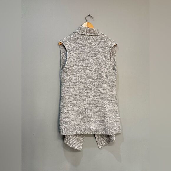 Gray LOFT Long Sleeveless Sweater Size XS/S EUC - Picture 4 of 5